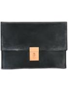 Thom Browne Flap Closure Medium Clutch