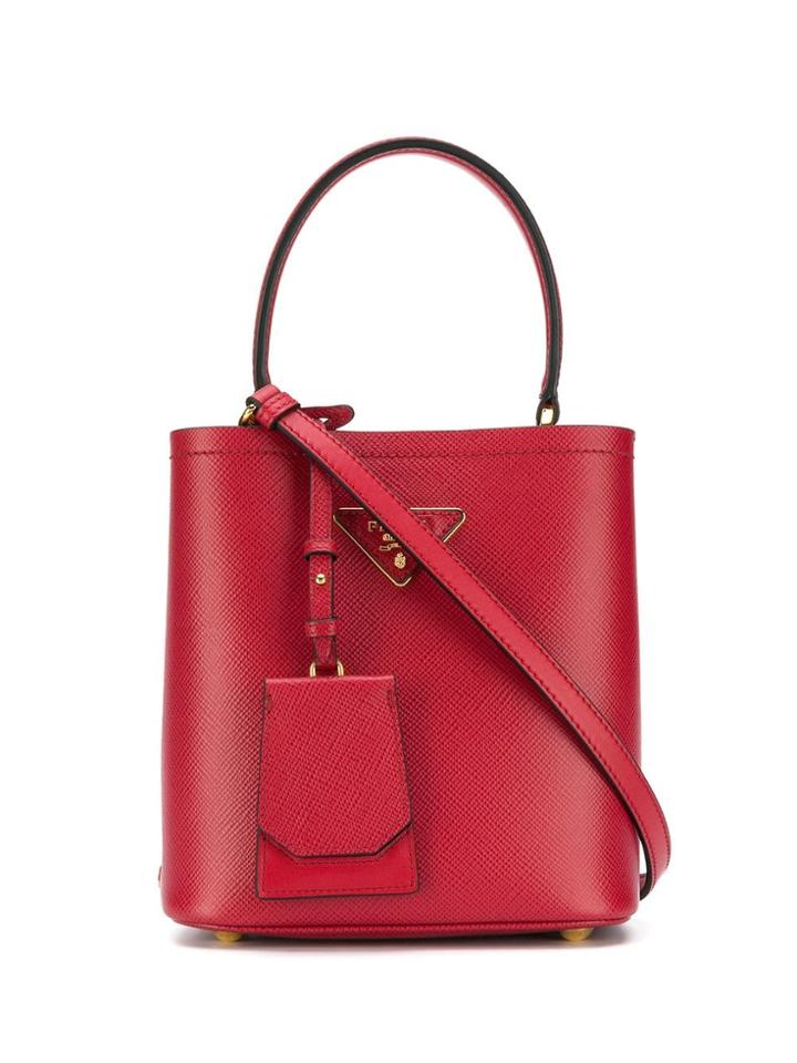 Prada Double Medium Bag - Red