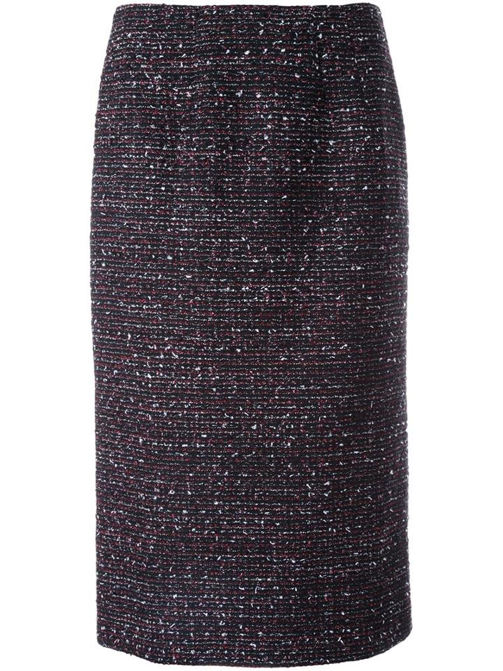 Altuzarra Classic Pencil Skirt, Women's, Size: 36, Black, Cotton/acrylic/polyester/viscose