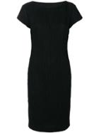 Boutique Moschino Cable Knit Dress - Black