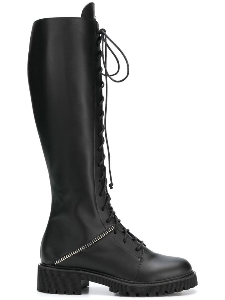 Giuseppe Zanotti Design Lace Up Boots - Black