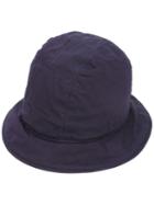 Sacai Cupro Bucket Hat, Men's, Blue, Cotton/cupro