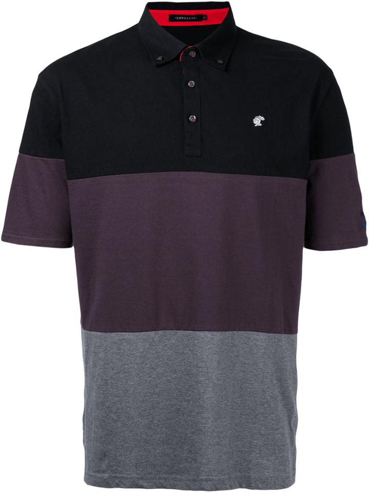 Loveless Colour Block Polo Shirt - Multicolour