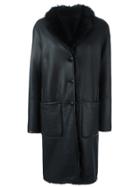 Joseph Panelled Coat - Black