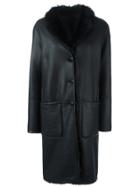 Joseph Panelled Coat - Black