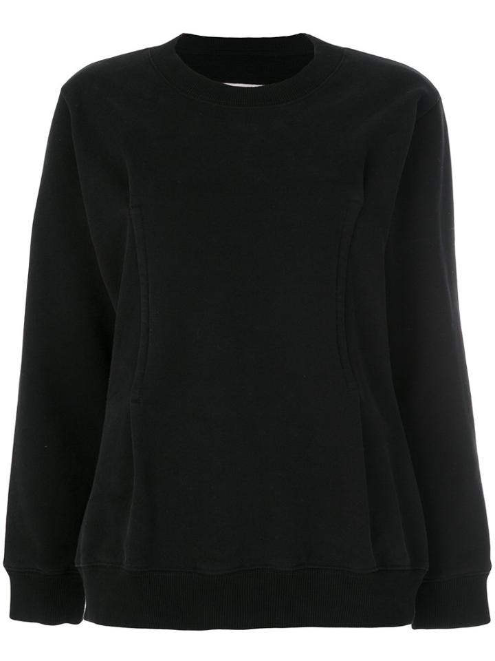 Mm6 Maison Margiela Open Pocket Sweatshirt - Black