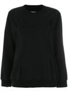 Mm6 Maison Margiela Open Pocket Sweatshirt - Black