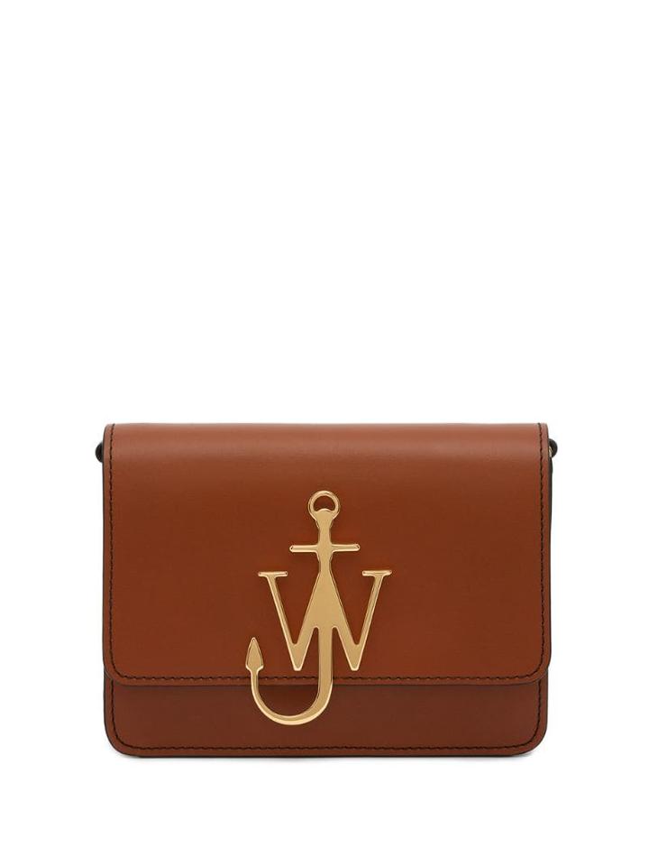 Jw Anderson Anchor Logo Cross-body Bag - Brown