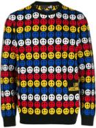 Love Moschino Relaxed Fit Printed Jumper - Black