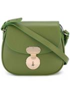 Giorgio Armani Foldover Top Crossbody Bag, Women's, Green