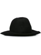 Comme Des Garçons Shirt Fedora Hat, Men's, Size: Large, Black, Wool