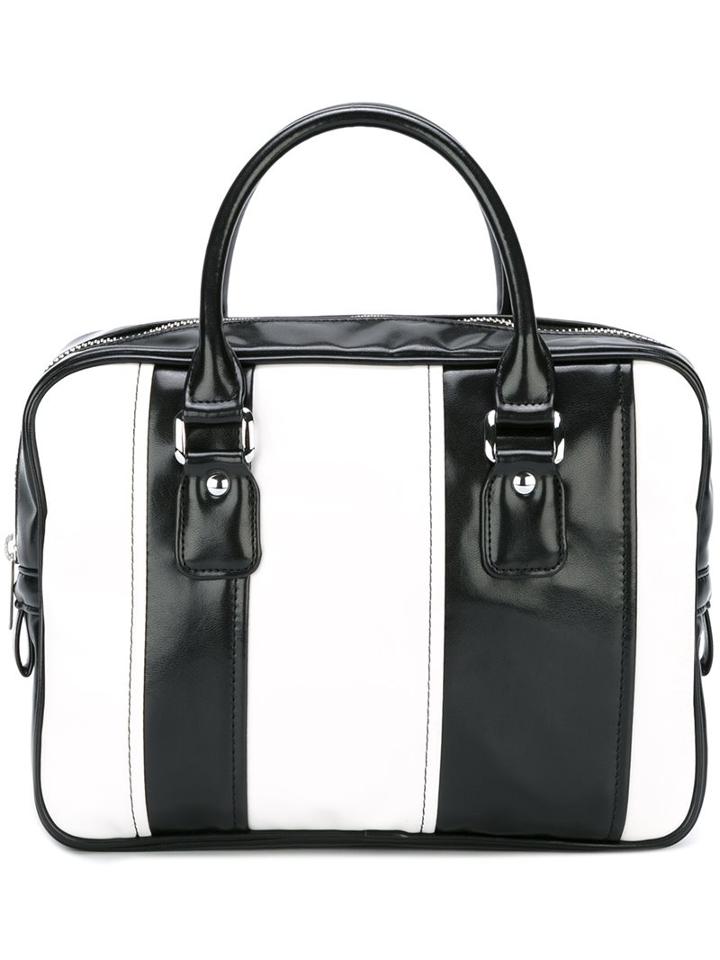 Comme Des Garçons Comme Des Garçons Striped Medium Tote