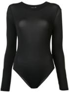 Beau Souci - Long Sleeve Bodysuit - Women - Polyamide/spandex/elastane - M, Black, Polyamide/spandex/elastane