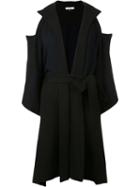 Tome Cold Shoulder Coat, Women's, Size: Medium, Black, Wool