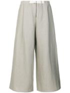Dusan Cropped Wide-leg Trousers - Nude & Neutrals