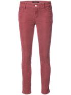 Liu Jo Skinny Fitted Trousers - Red
