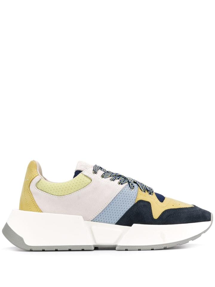 Mm6 Maison Margiela Five-colour Block Sneakers - Multicolour