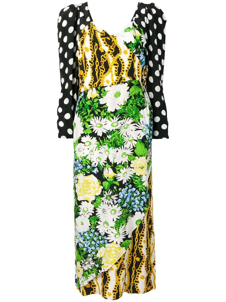 Rixo London Celia Wrap Dress - White