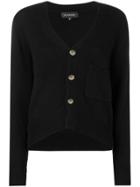 Lee Mathews Chunky Knit Cardigan - Black