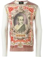 Jean Paul Gaultier Vintage 'jpg' Printed Top - White