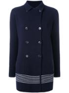 Loro Piana Double-breasted Cardi-coat, Women's, Size: Large, Blue, Cashmere