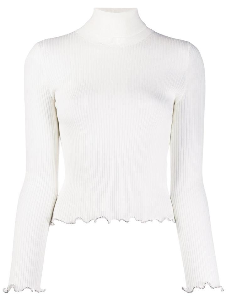 Alexander Wang Turtle Neck Jumper - White