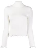 Alexander Wang Turtle Neck Jumper - White