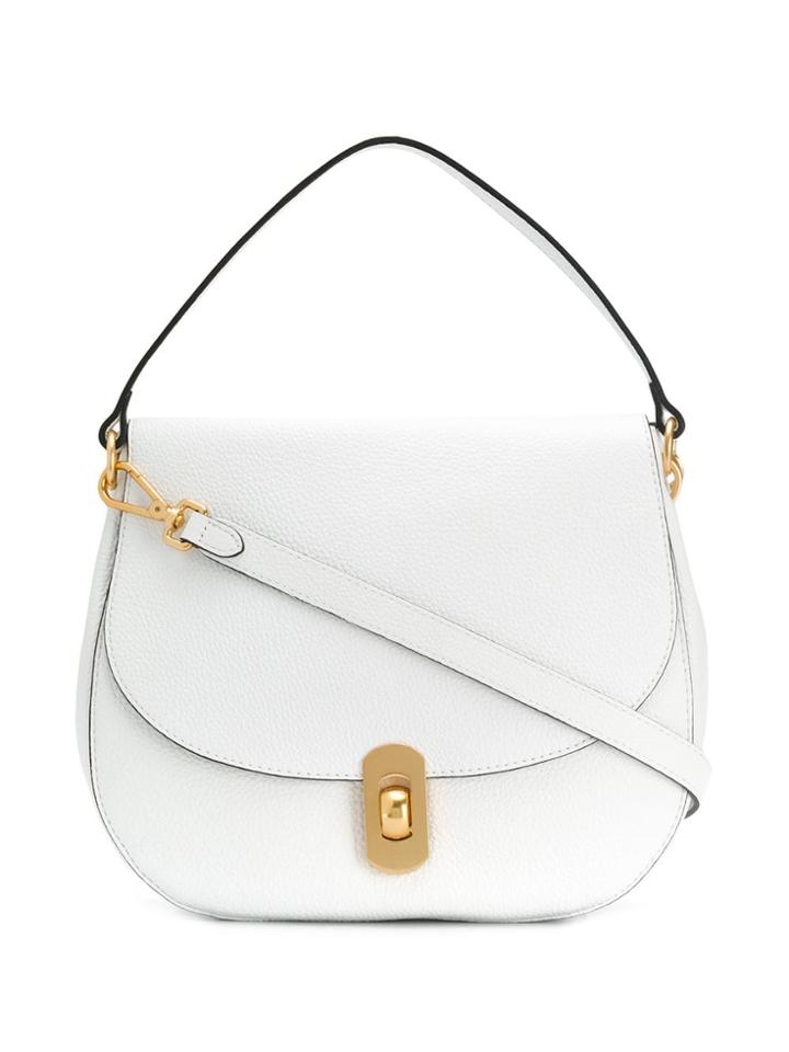 Coccinelle Classic Tote Bag - White