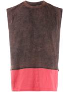 Martine Rose Split-tone Vest - Pink