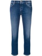 Emporio Armani Cropped Skinny Jeans - Blue