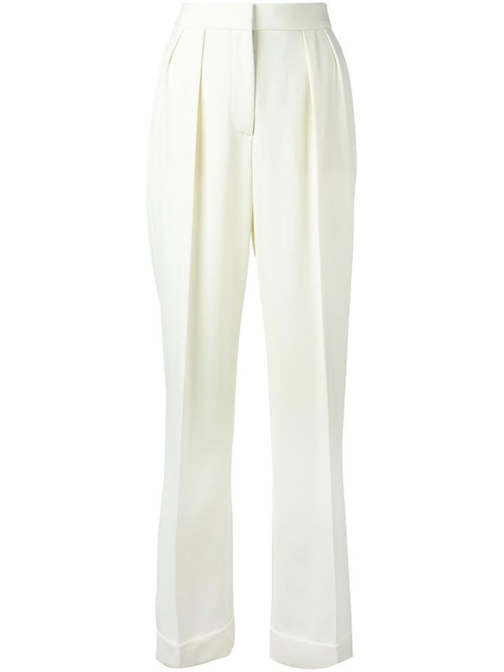 Stella Mccartney 'giorgi' Trousers, Women's, Size: 42, White, Wool