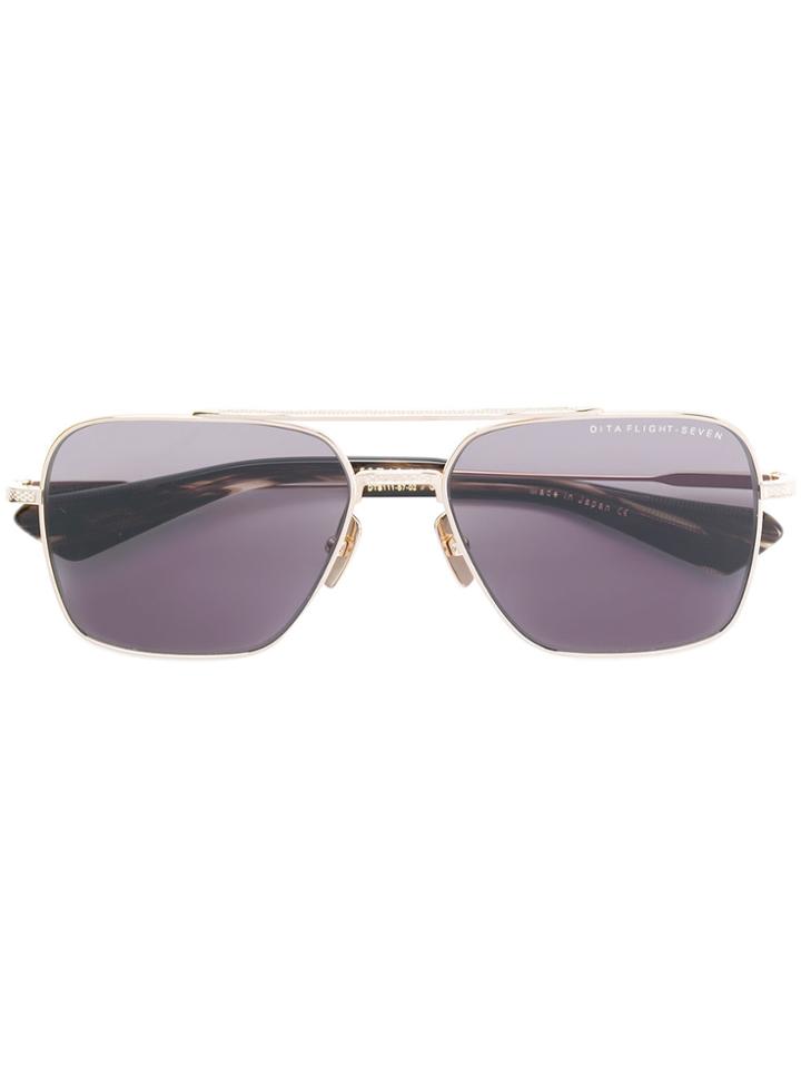Dita Eyewear Flight Squared Sunglasses - Metallic