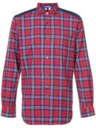 Junya Watanabe Comme Des Garçons Man Casual Checked Shirt - Red