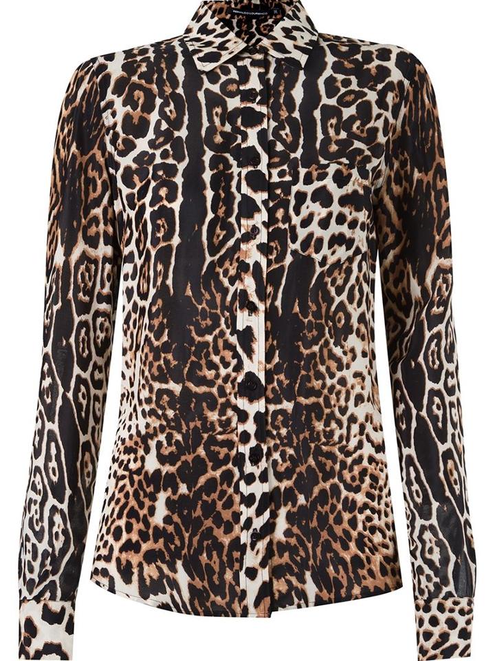 Reinaldo Lourenço Leopard Print Shirt