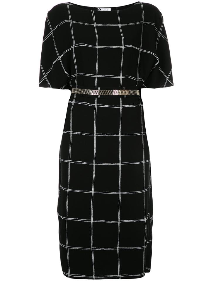 Lanvin Boat Neck Dress - Black