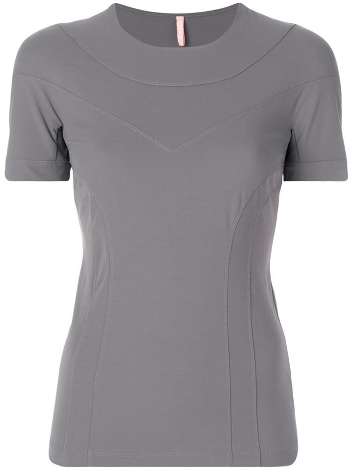 No Ka' Oi Panelled T-shirt - Grey