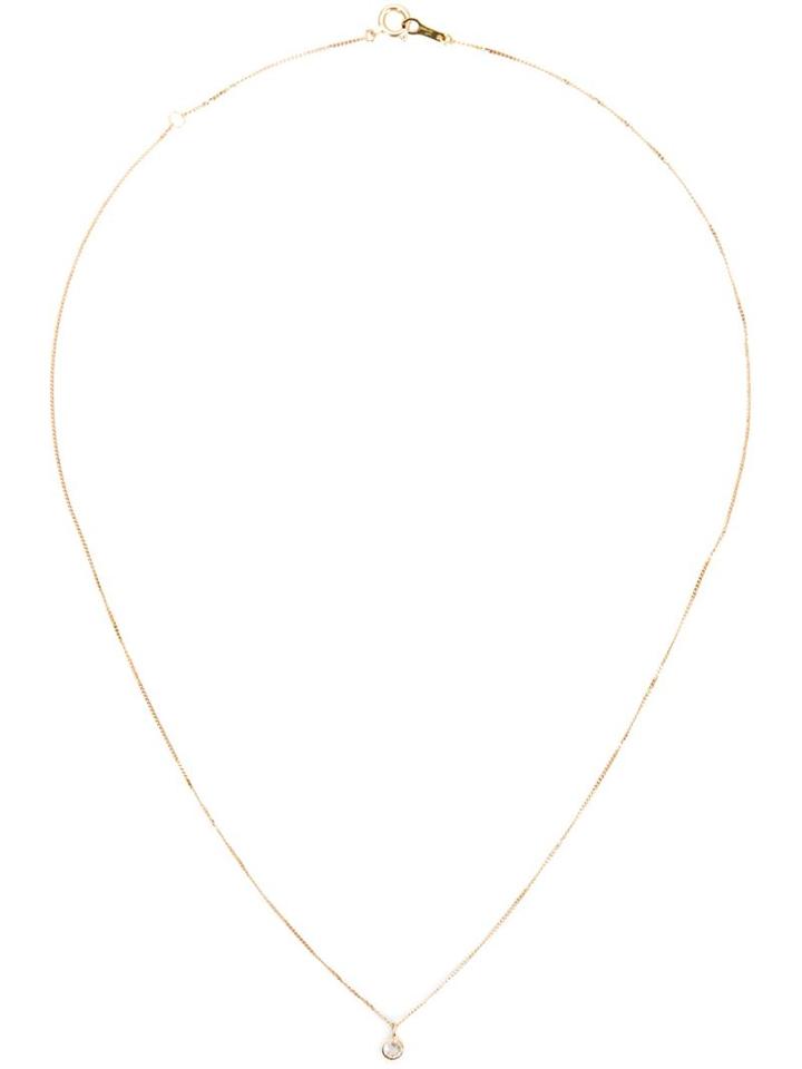 Hirondelle Diamond Pendant Necklace, Women's, Metallic, 18kt Gold/diamond