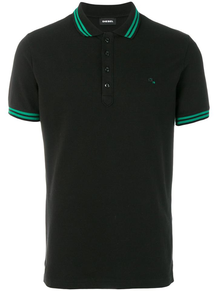 Diesel Casual Polo Shirt - Black