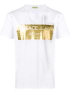 Versace Jeans Metallic Logo Print T-shirt - White