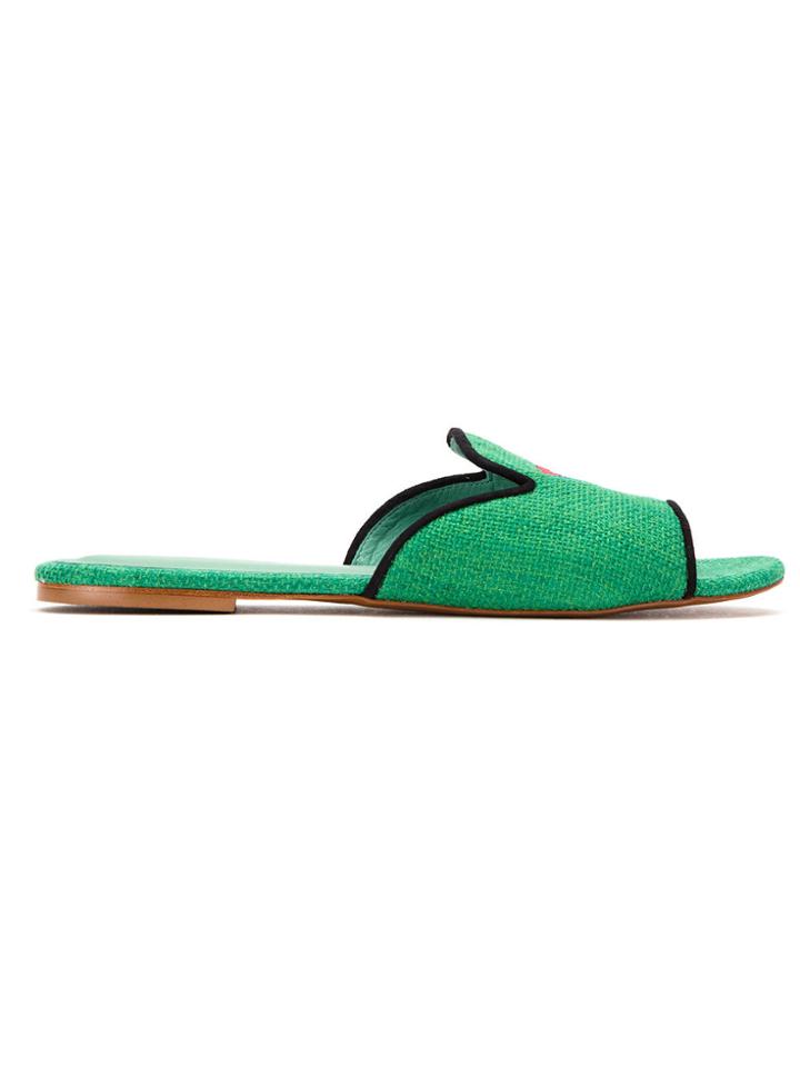 Blue Bird Shoes Cotton Melancia Slides - Unavailable