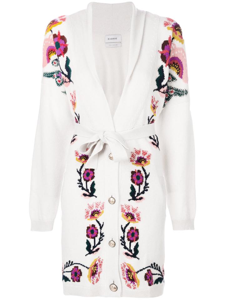 Barrie Urban Folk Long Cardigan - Nude & Neutrals