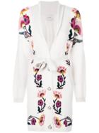 Barrie Urban Folk Long Cardigan - Nude & Neutrals