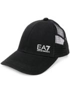 Ea7 Emporio Armani Mesh Panel Cap - Black