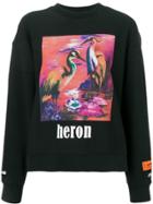 Heron Preston Logo Print Sweatshirt - Black