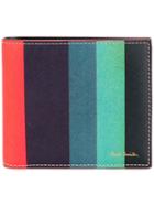 Paul Smith 'artist Stripe' Print Billfold Wallet - Multicolour
