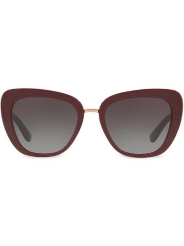 Dolce & Gabbana Eyewear Square-frame Sunglasses - Red
