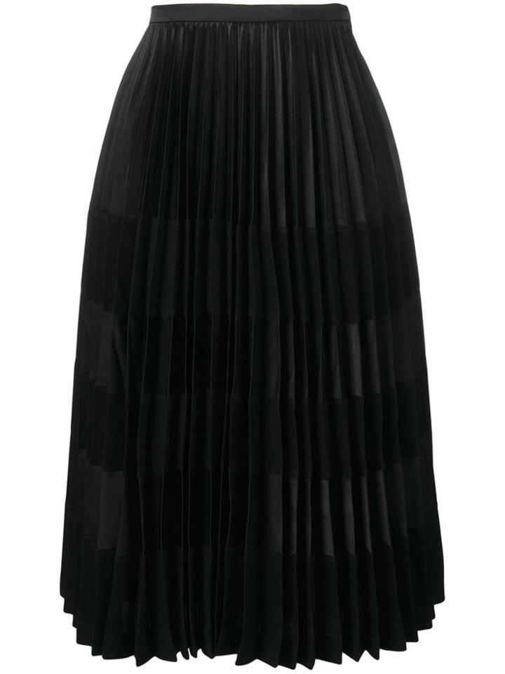 Comme Des Garçons Noir Kei Ninomiya Pleated Skirt - Black