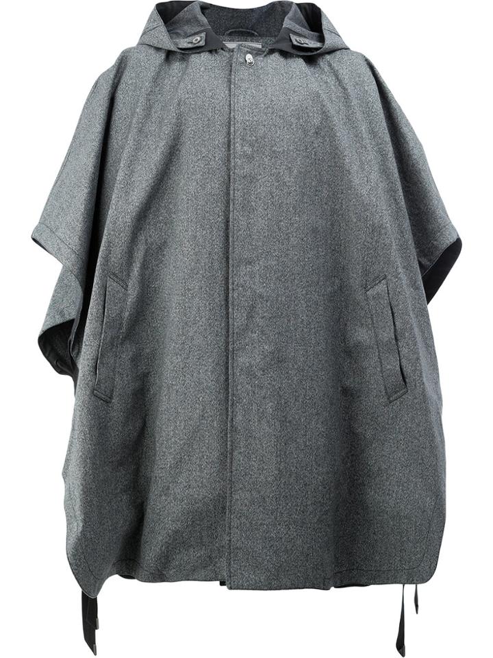 Lanvin Oversized Cape Coat - Grey