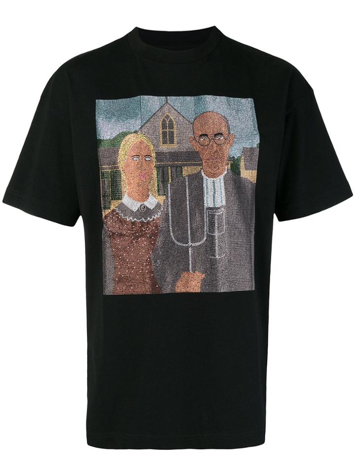 Palm Angels American Gothic T-shirt - Black