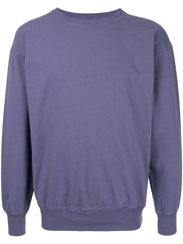 H Beauty & Youth Long-sleeve Fitted Sweatshirt - Pink & Purple